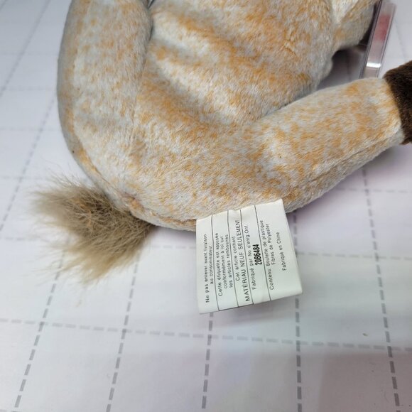 Goatee Ty Beanie Baby Tan with Brown Feet and Brown Horns - with tag - Picture 5 of 7